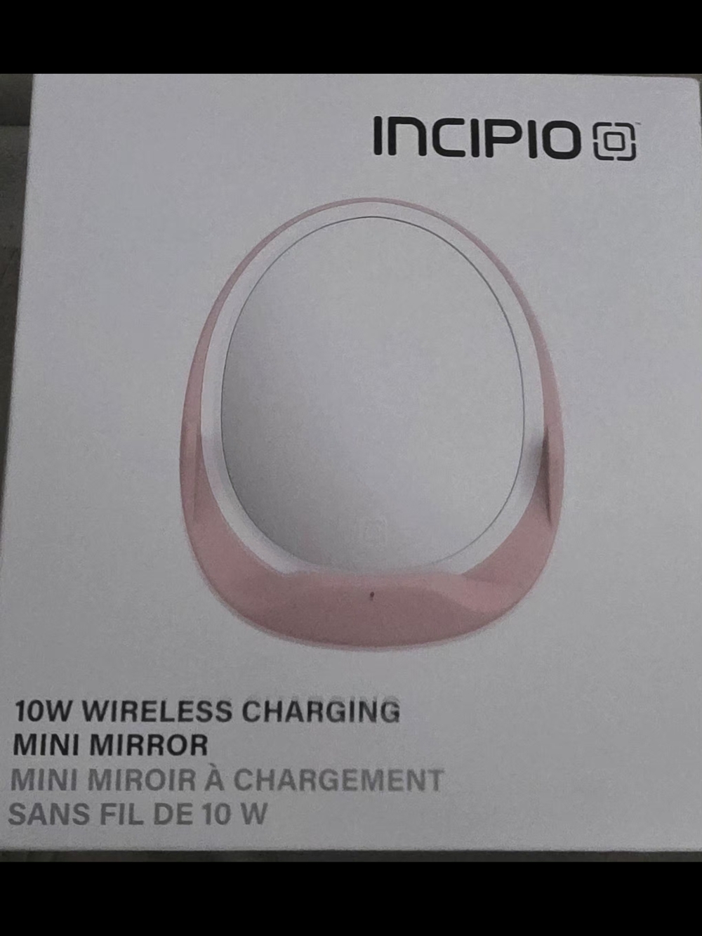 Incipio Pink 10W Wireless Mini Mirror Charger